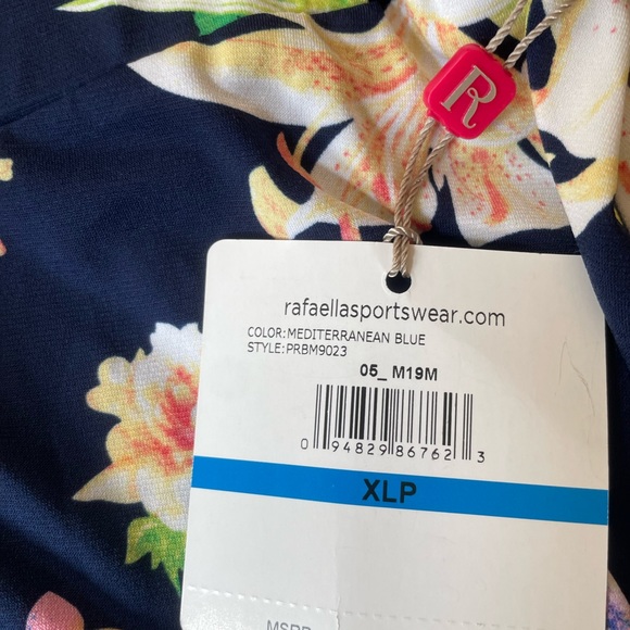 NWT Rafaella Floral Skirt in Mediterranean Blue ~ XLP - Picture 3 of 6